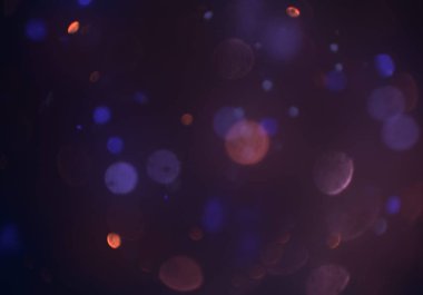 bokeh abstact arka plan ile galaksi