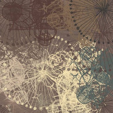 vintage desen ile soyut sanat arka plan