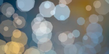 Bokeh daireleri ile yapılan soyut bulanık arka plan