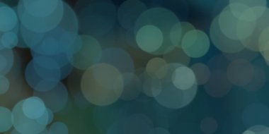 Soyut mavi bokeh arkaplanı