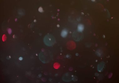 bokeh abstact arka plan ile galaksi