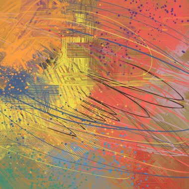 Farklı renk kalıplarına sahip soyut grunge arkaplanı