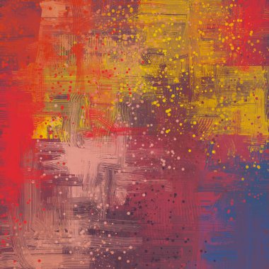 Farklı renk kalıplarına sahip soyut grunge arkaplanı 