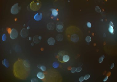 bokeh abstact arka plan ile galaksi