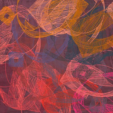 Kopya alanı ile soyut grunge desenli arkaplan