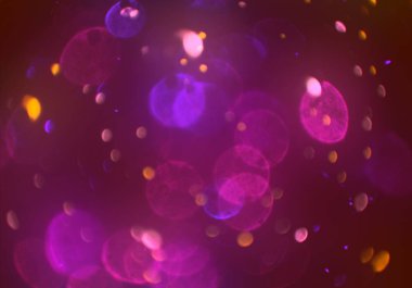 bokeh abstact arka plan ile galaksi