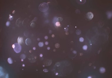 bokeh abstact arka plan ile galaksi