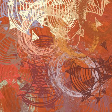 Kopya alanı ile soyut grunge desenli arkaplan