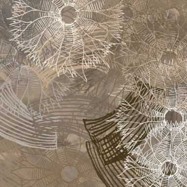 Kopya alanı ile soyut grunge desenli arkaplan