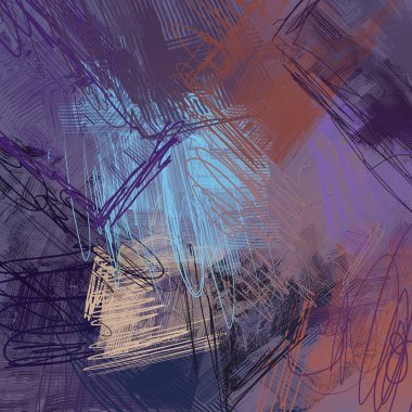 renkli soyut fraktal arkaplan