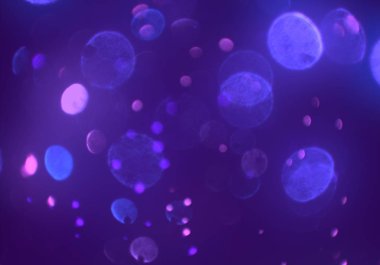 bokeh abstact arka plan ile galaksi