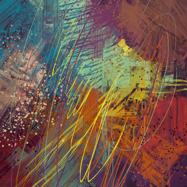 soyut fraktal sanat arkaplanı