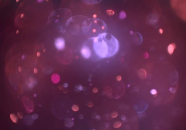 bokeh abstact arka plan ile galaksi