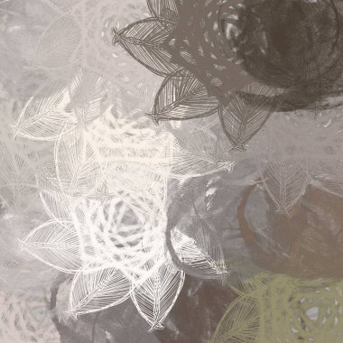 farklı renk desenleri ile soyut duvar kağıdı