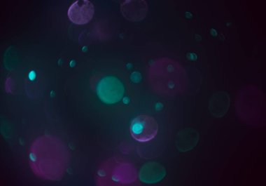 bokeh abstact arka plan ile galaksi