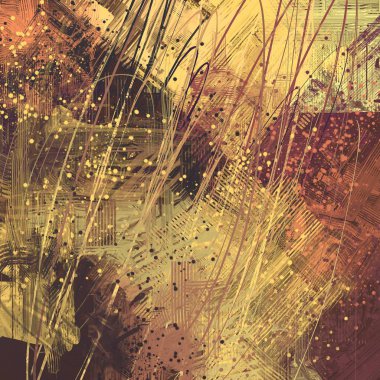 Farklı renk kalıplarına sahip soyut grunge arkaplanı