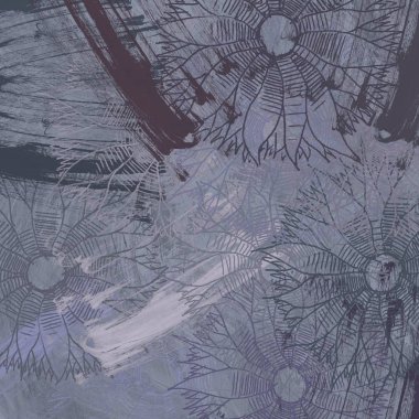 Kopya alanı ile soyut grunge desenli arkaplan