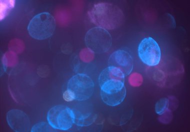 bokeh abstact arka plan ile galaksi