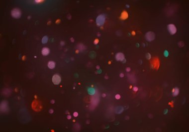 bokeh abstact arka plan ile galaksi