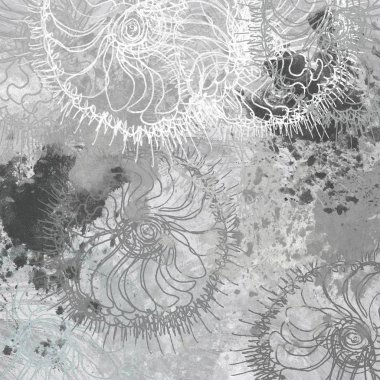 vintage desen ile soyut sanat arka plan