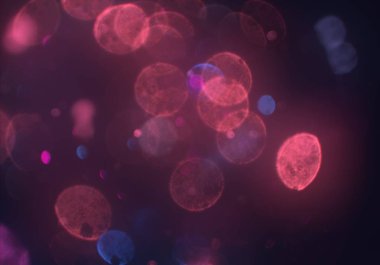 bokeh abstact arka plan ile galaksi