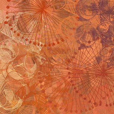 Kopya alanı ile soyut grunge desenli arkaplan