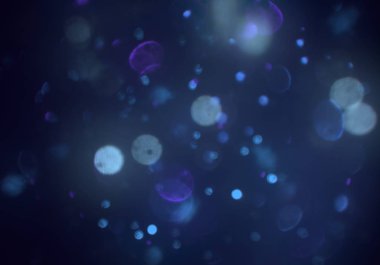 parlayan parlak bokeh toz