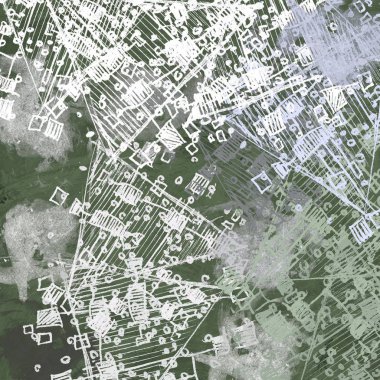 Kopya alanı ile soyut grunge desenli arkaplan