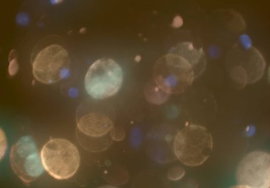 parlayan parlak bokeh toz