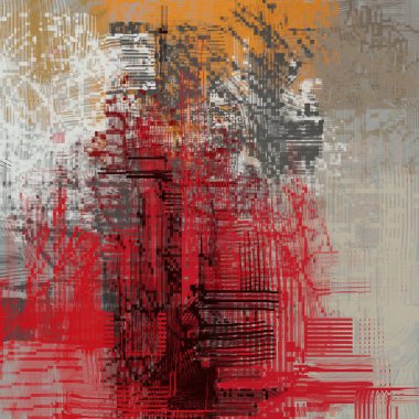 Farklı renk kalıplarına sahip soyut grunge arkaplanı