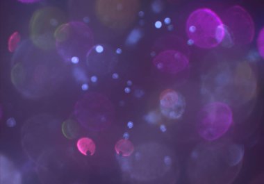 bokeh abstact arka plan ile galaksi