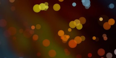 Bokeh çevreleri ile yapılan soyut sanatsal arka plan