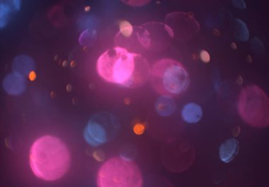 bokeh abstact arka plan ile galaksi