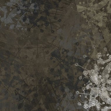 Kopya alanı ile soyut grunge desenli arkaplan