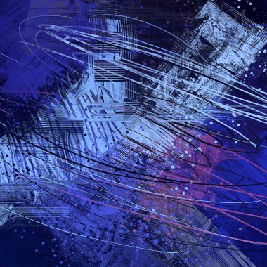 Farklı renk kalıplarına sahip soyut grunge arkaplanı