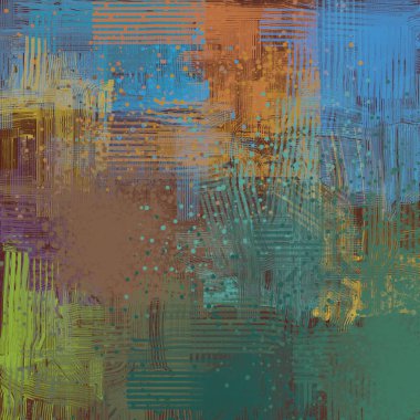 Farklı renk kalıplarına sahip soyut grunge arkaplanı