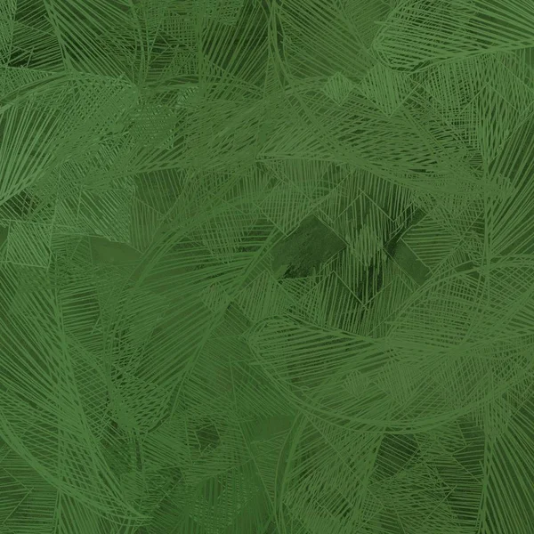 Fondo Fractal Verde Abstracto —  Fotos de Stock