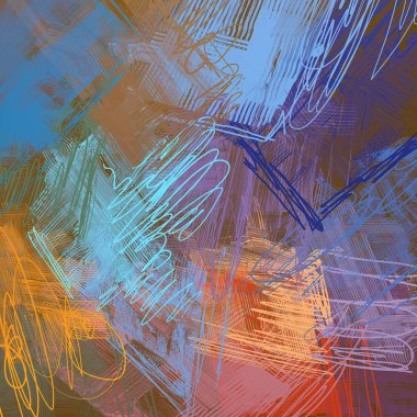 Farklı renk kalıplarına sahip soyut grunge arkaplanı