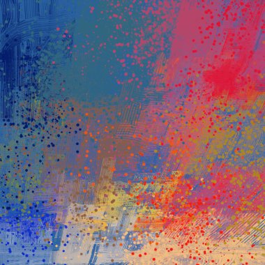 Farklı renk kalıplarına sahip soyut grunge arkaplanı