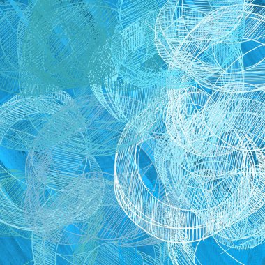 soyut mavi fraktal arkaplan