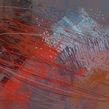 Farklı renk kalıplarına sahip soyut grunge arkaplanı 