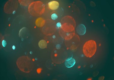 metin veya görüntü için alan ile bokeh arka plan