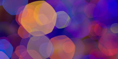 Bokeh çevreleri ile yapılan soyut sanatsal arka plan