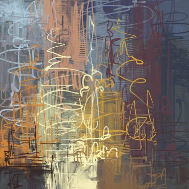 Farklı renk kalıplarına sahip soyut grunge arkaplanı