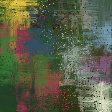 Farklı renk kalıplarına sahip soyut grunge arkaplanı