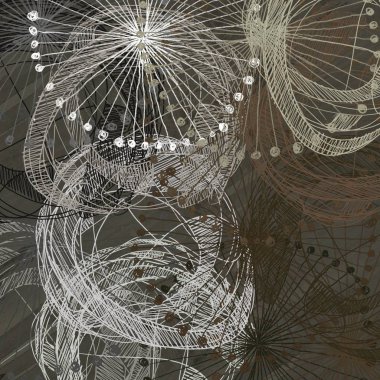 Kopya alanı ile soyut grunge desenli arkaplan