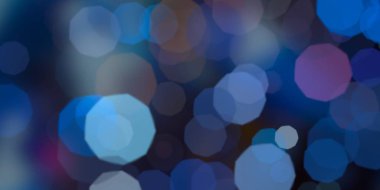 Bokeh daireleri ile yapılan soyut bulanık arka plan