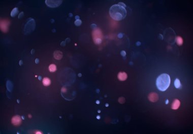 bokeh abstact arka plan ile galaksi