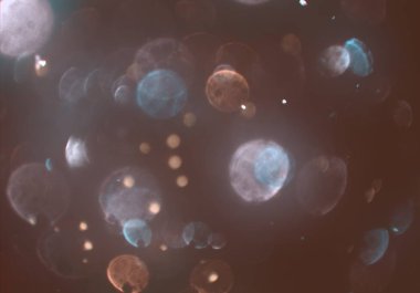 bokeh abstact arka plan ile galaksi