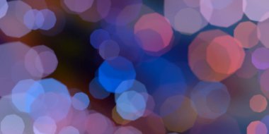 Bokeh çevreleri ile yapılan soyut sanatsal arka plan